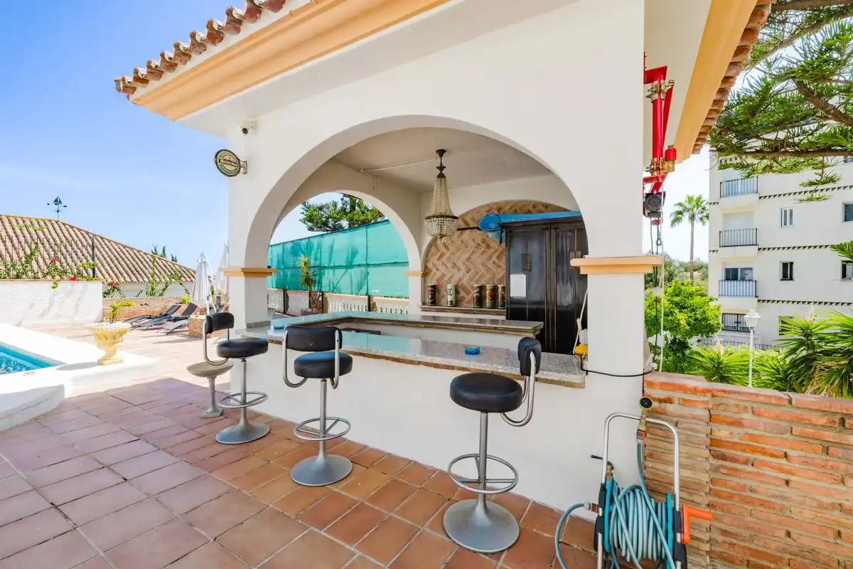 Terraza de Casa o chalet en venta en Mijas con Aire acondicionado, Calefacción y Jardín privado