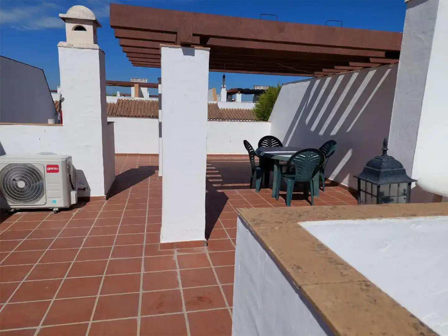 Terrace of Flat for rent in Islantilla  with Air Conditioner, Private garden and Storage room
