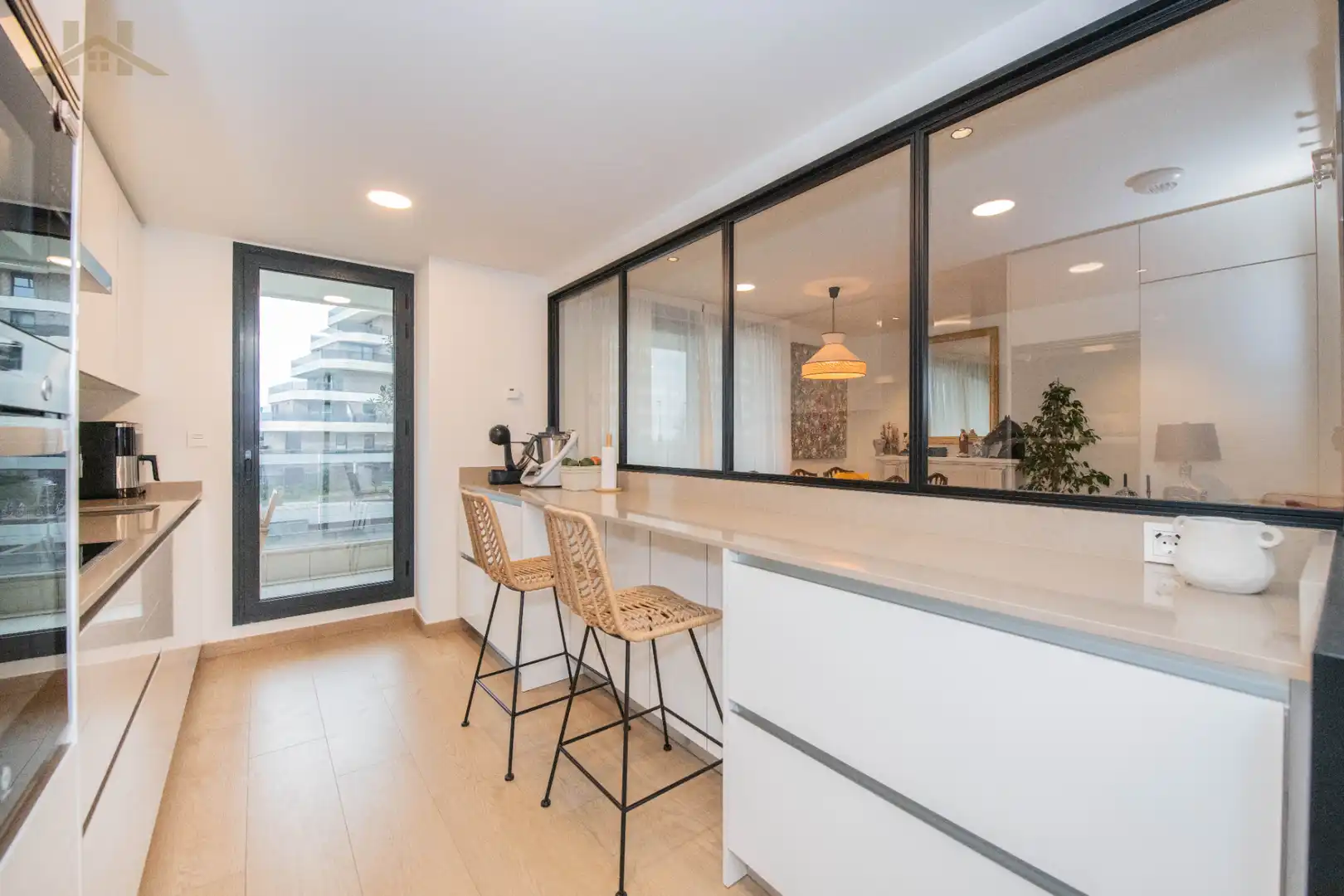 Kitchen of Flat for sale in Tres Cantos  with Air Conditioner, Heating and Terrace