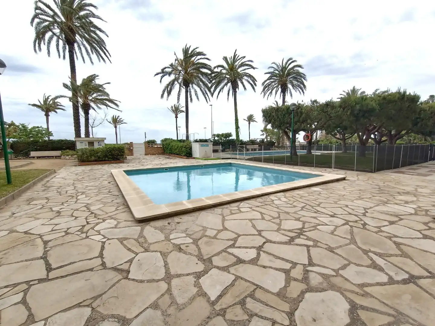 Swimming pool of Flat for sale in Cunit  with Air Conditioner, Heating and Private garden