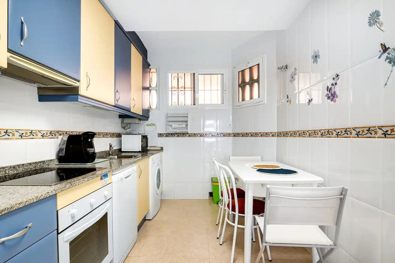 Cocina de Apartamento en venta en Calpe / Calp con Aire acondicionado, Calefacción y Terraza