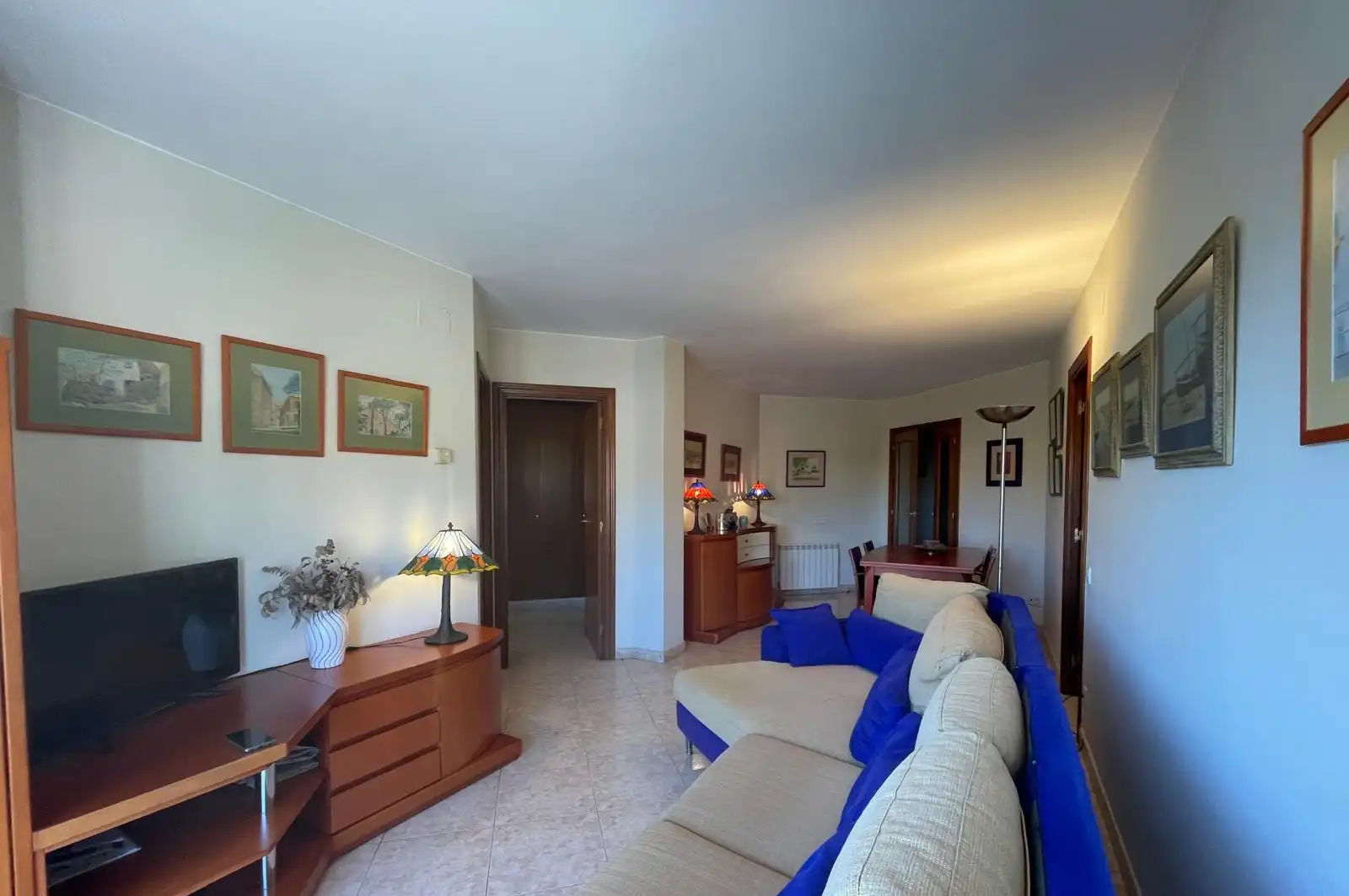 Sala de estar de Piso en venta en Pineda de Mar con Calefacción, Amueblado y Balcón