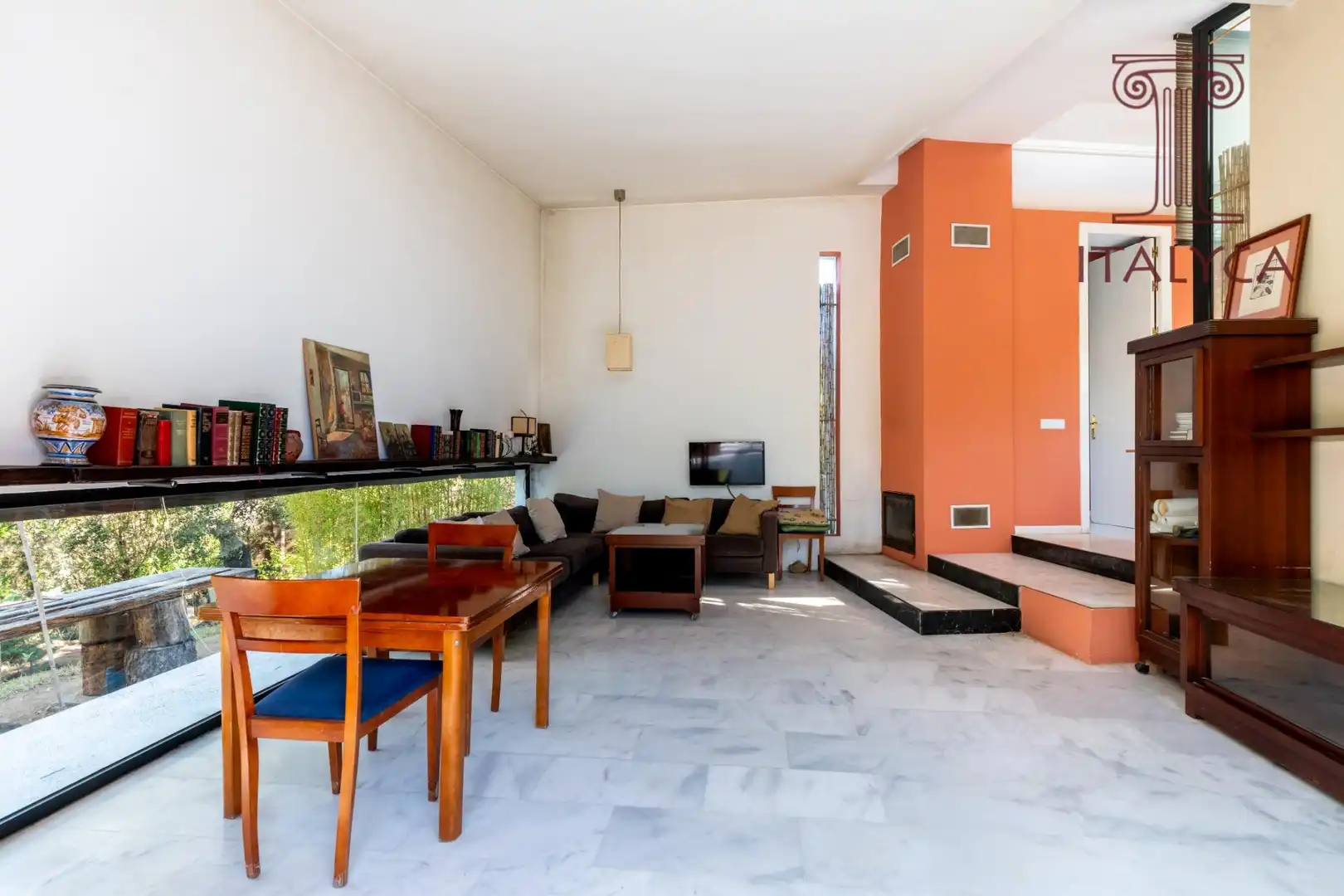 Living room of Houses for sale in El Castillo de las Guardas  with Private garden, Terrace and Community pool