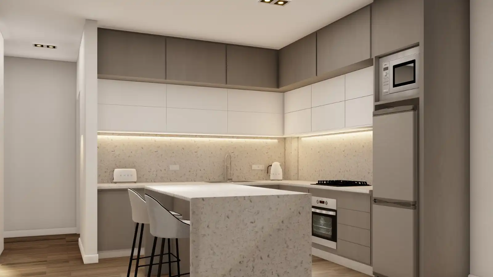 Cocina de Casa adosada en venta en El Puig de Santa Maria con Aire acondicionado, Calefacción y Jardín privado