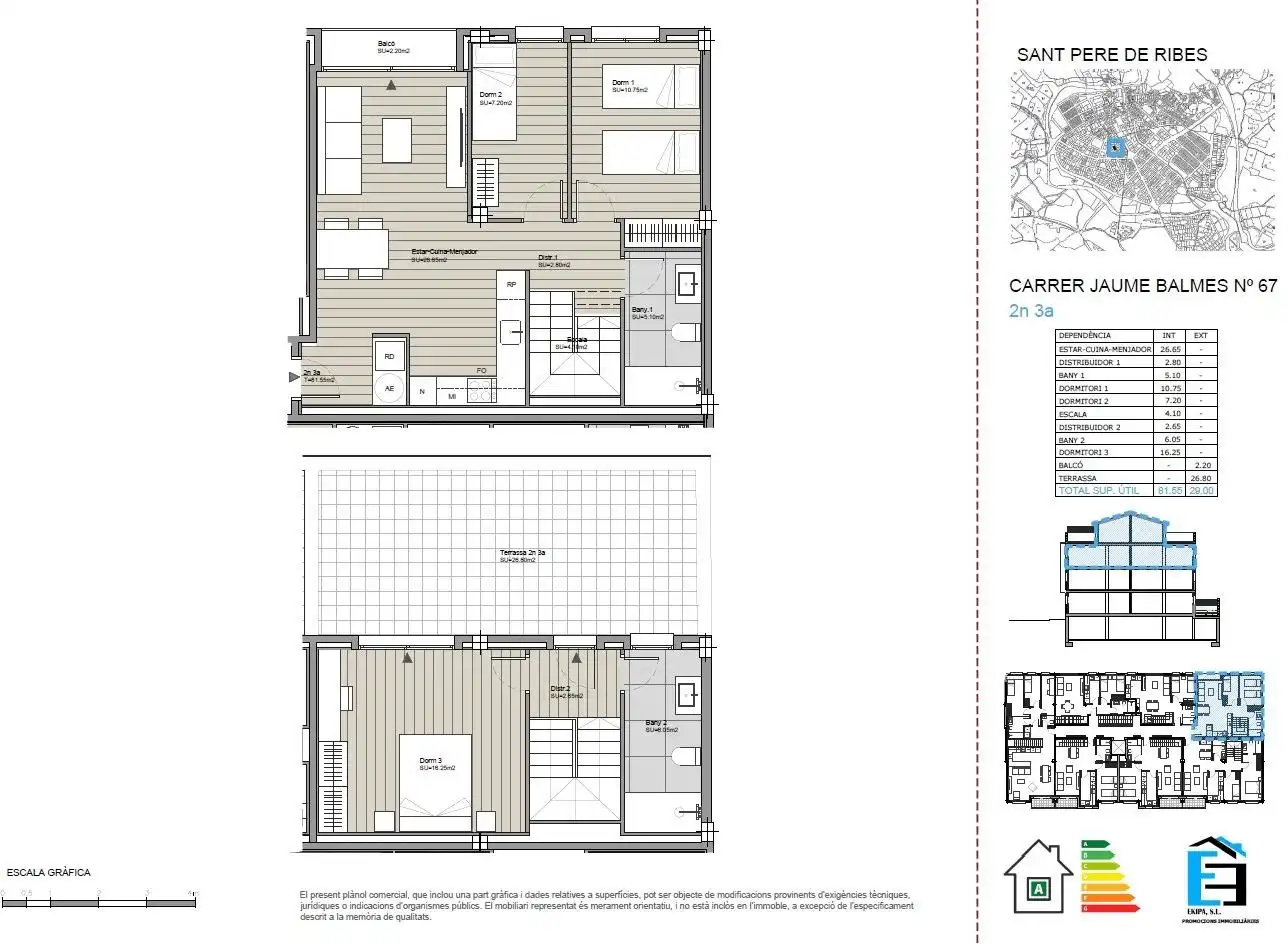 Duplex with terrace for sale in Carrer JAUME BALMES 67, imagen 9