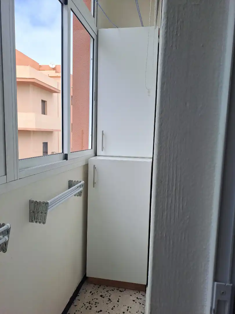 Balcony of Apartments for rent in Las Palmas de Gran Canaria  with Furnished, Washing machine and Microwave