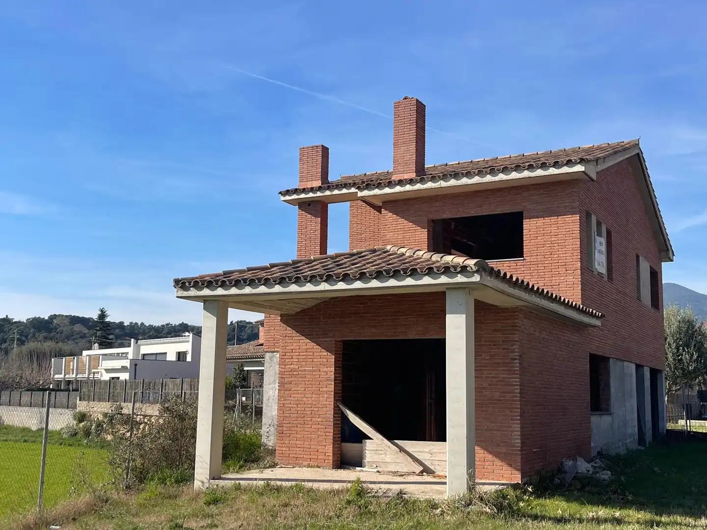 Vista exterior de Casa o xalet en venda en Sant Pere de Vilamajor amb Terrassa