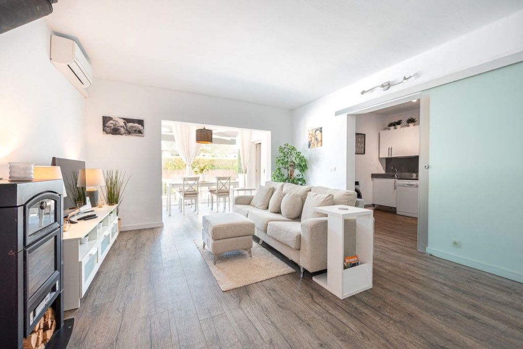 Living room of Apartment for sale in Pollença  with Air Conditioner, Private garden and Terrace