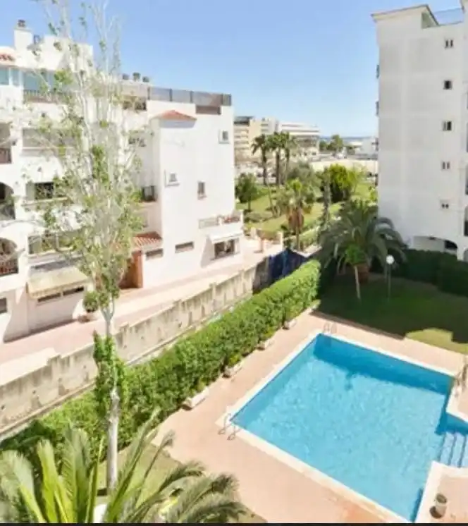 Swimming pool of Flat for sale in Eivissa  with Air Conditioner and Heating