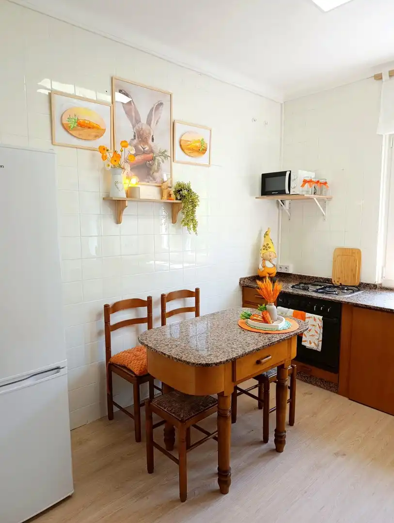 Kitchen of Flat for sale in Langreo  with Heating, Storage room and Furnished