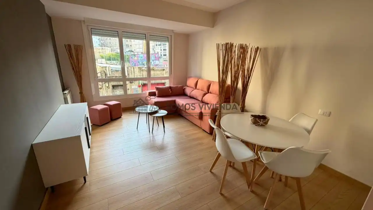 Living room of Flat for rent in Ourense Capital   with Heating and Furnished