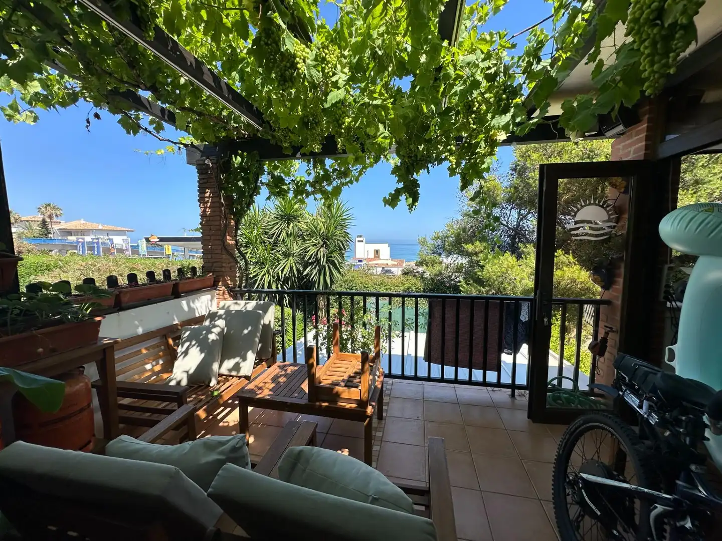 Terraza de Piso en venta en Estepona con Aire acondicionado, Jardín privado y Terraza