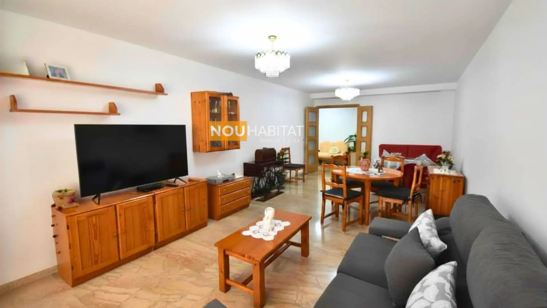 Sala d'estar de Pis en venda en Montroi / Montroy amb Aire condicionat, Traster i Balcó