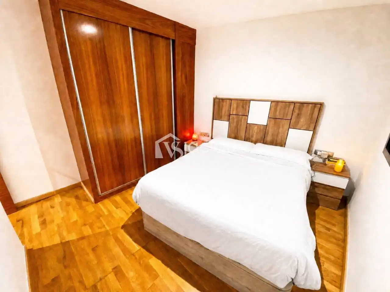 Schlafzimmer von Wohnung zum Verkauf in Olesa de Montserrat mit Klimaanlage, Heizung und Parkett
