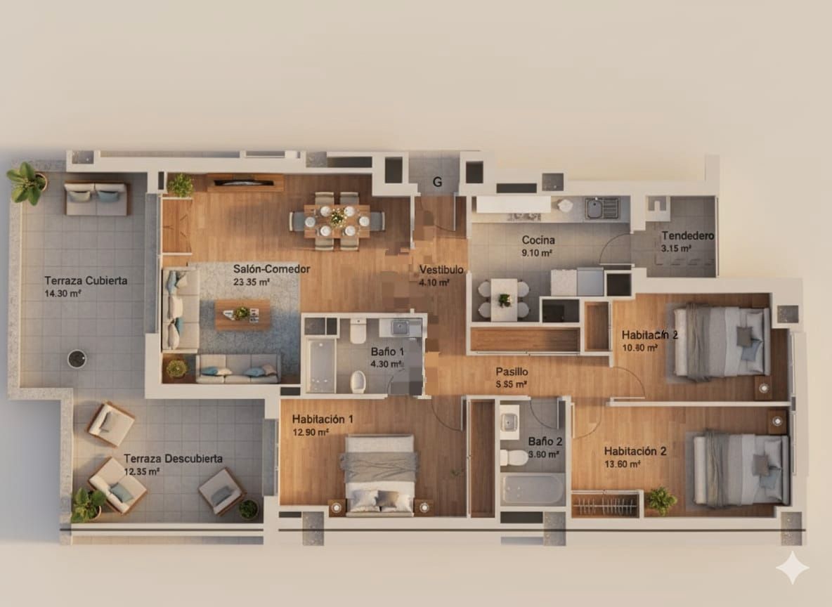 Flat for sale in Rivas-Vaciamadrid  with Air Conditioner, Heating and Private garden
