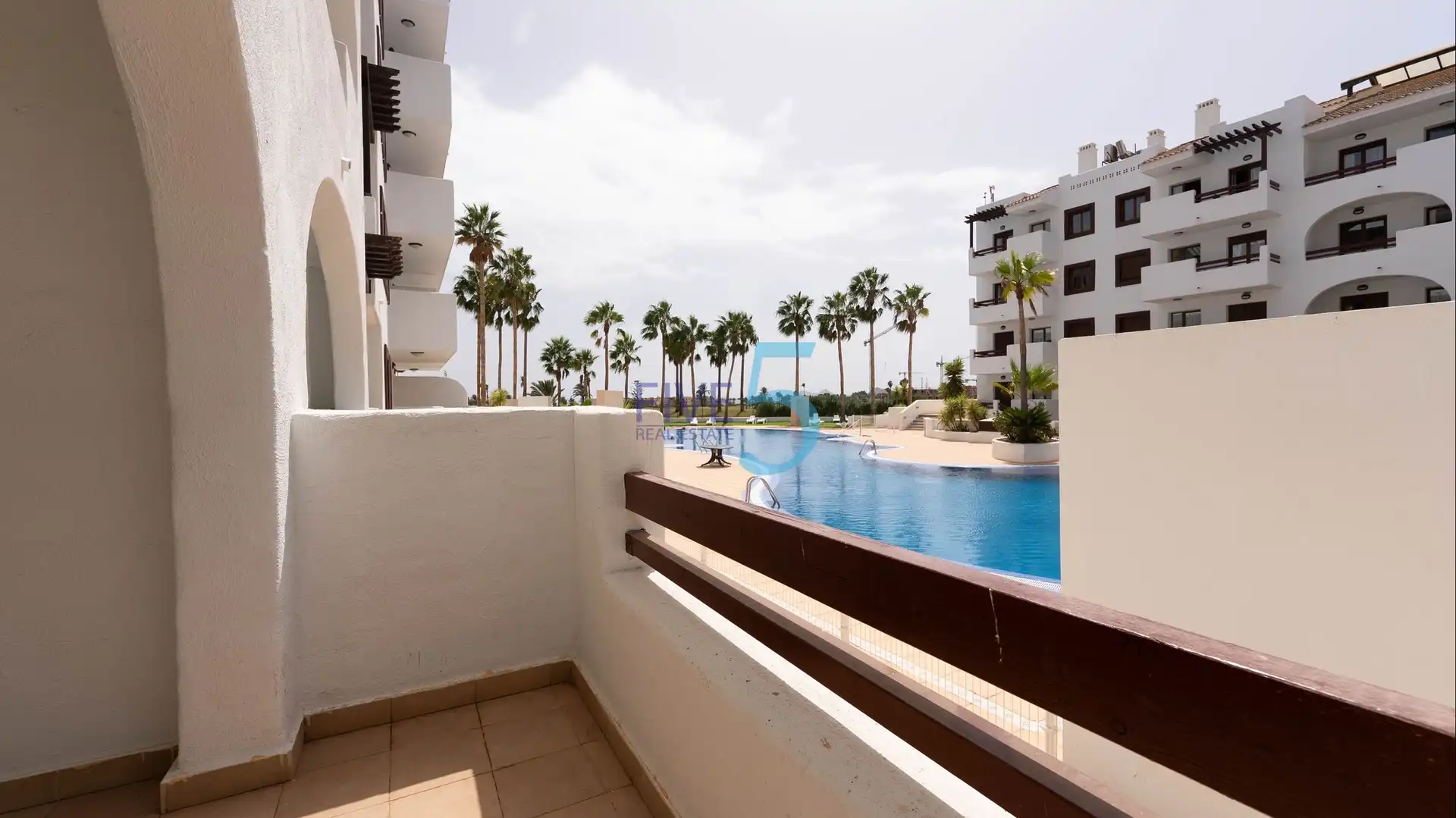 Swimming pool of Flat for sale in Los Alcázares  with Air Conditioner, Heating and Terrace