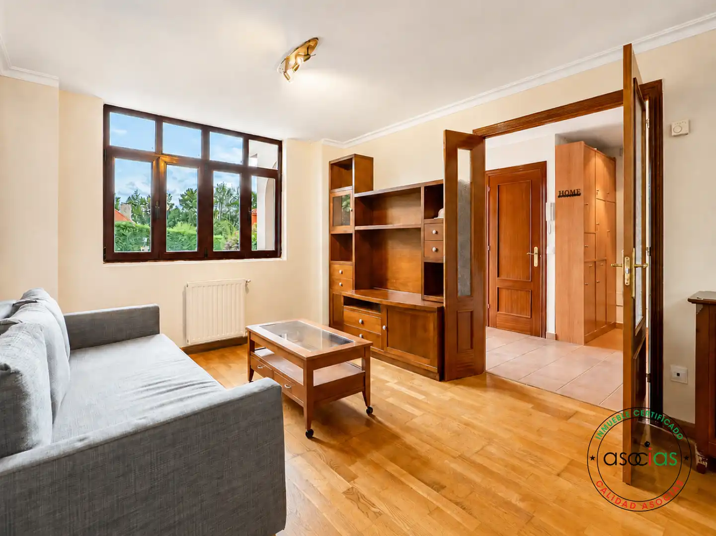 Living room of Detached homes for sale in Gijón   with Heating, Private garden and Parquet flooring