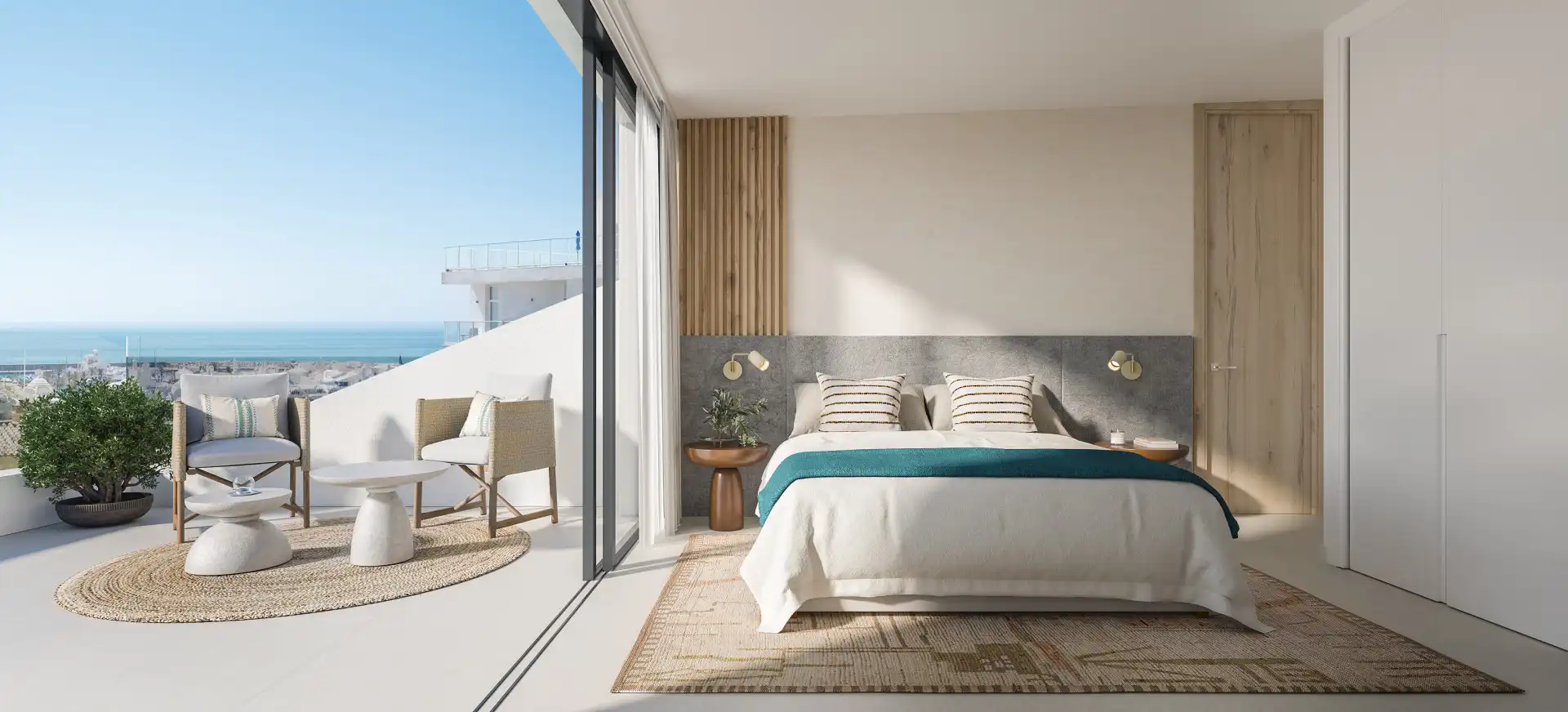 Dormitori de Apartament en venda en Benalmádena amb Aire condicionat, Calefacció i Terrassa