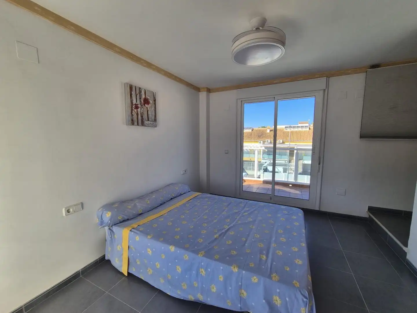 Dormitori de Casa adosada de lloguer en Oliva amb Terrassa, Moblat i Balcó