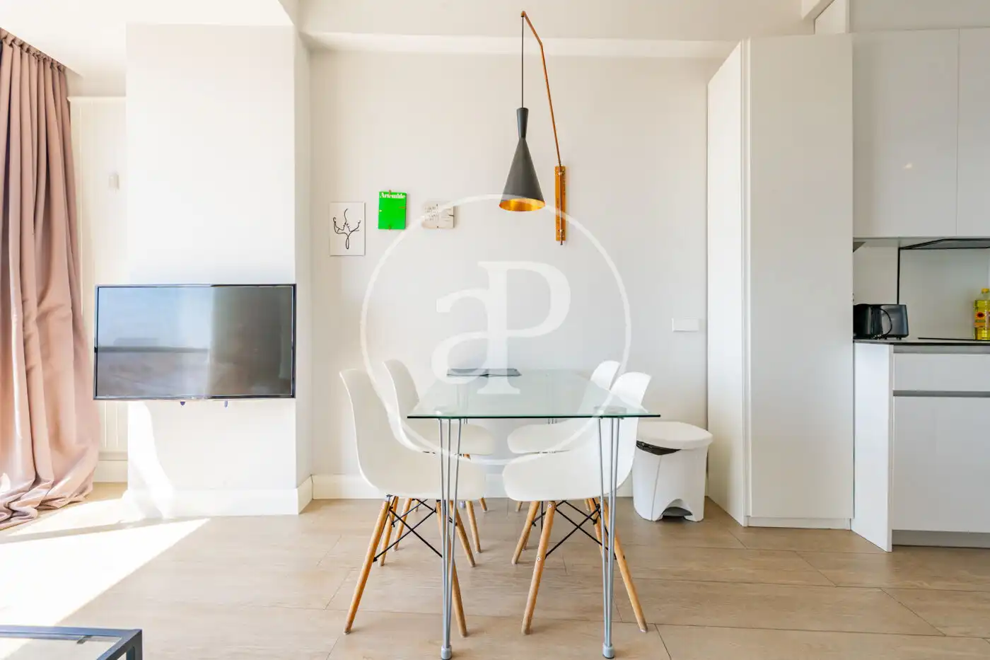 Esszimmer von Wohnung zur Miete in Madrid mit Klimaanlage, Heizung und Möbliert