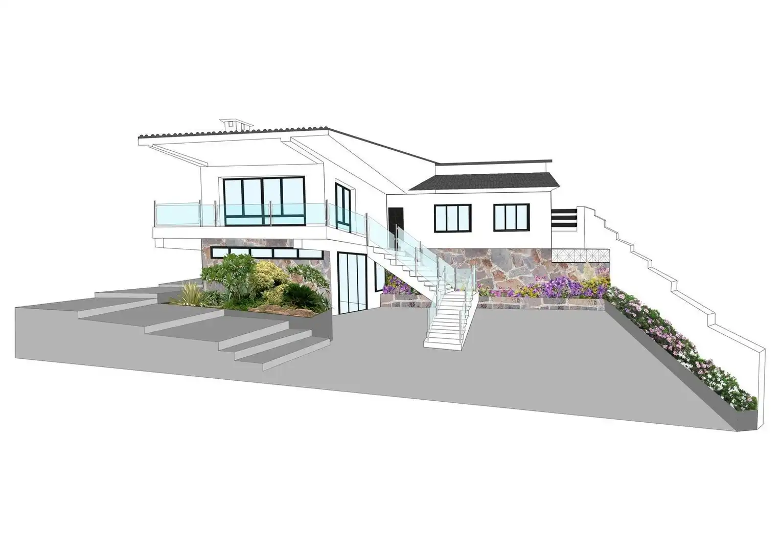 Vista exterior de Finca rústica en venta en Malpica de Bergantiños con Jardín privado, Terraza y Balcón