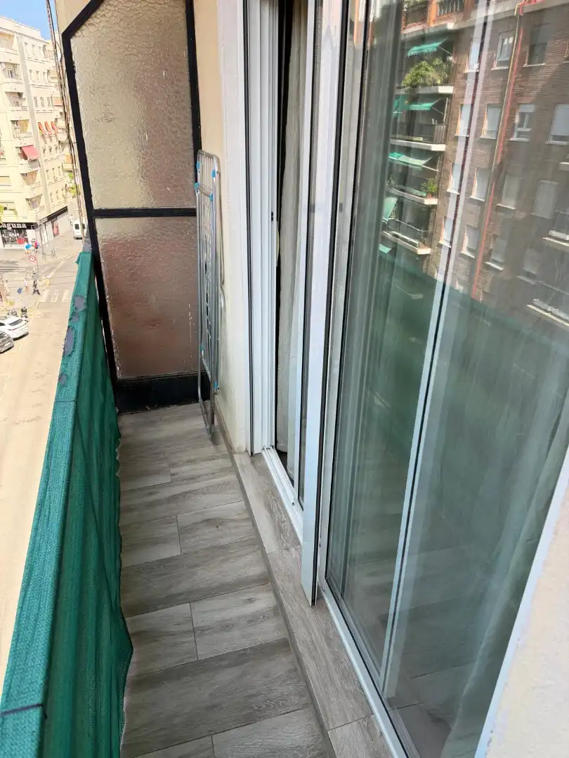 Balcony of Flat for rent in Valencia  with Air Conditioner, Furnished and Oven