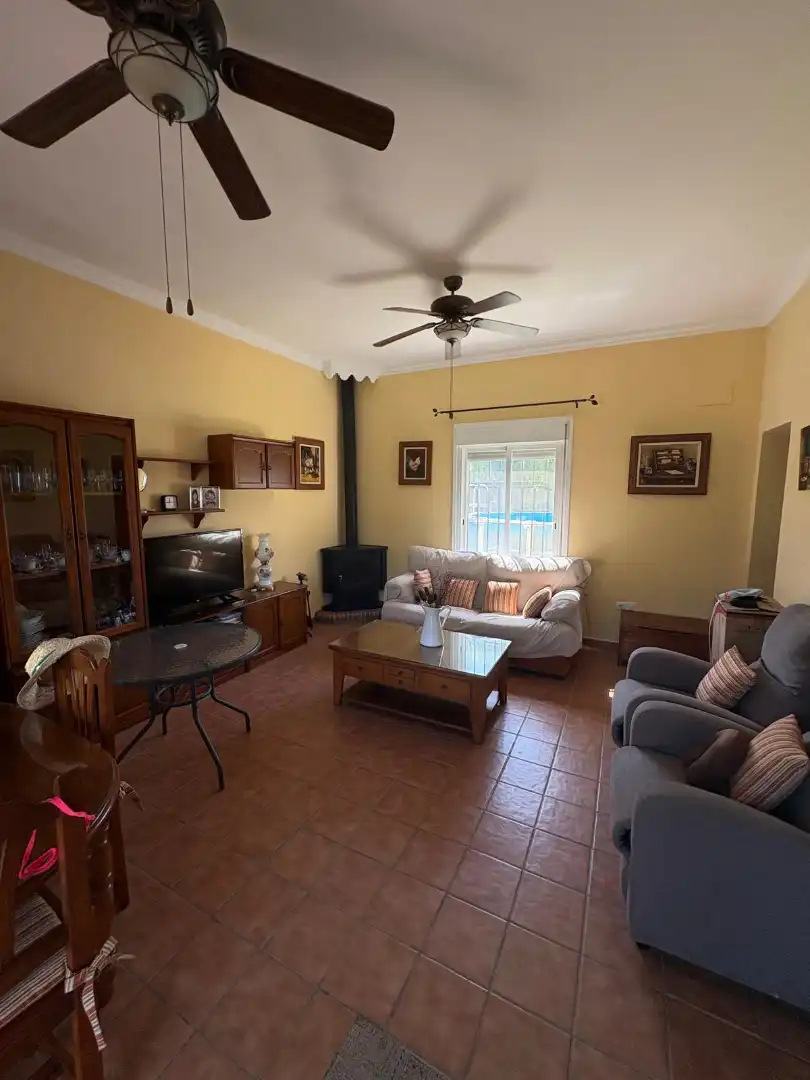 Sala de estar de Finca rústica en venta en Chipiona con Amueblado