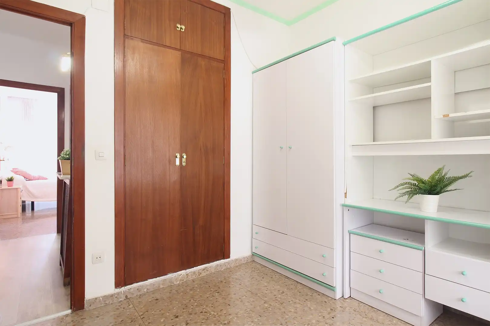 Bedroom of Flat for sale in Albacete  with Air Conditioner, Heating and Furnished