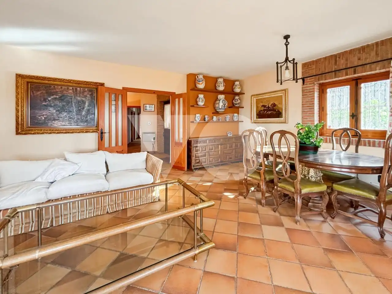 Sala de estar de Finca rústica en venta en Valdemorillo con Calefacción y Jardín privado