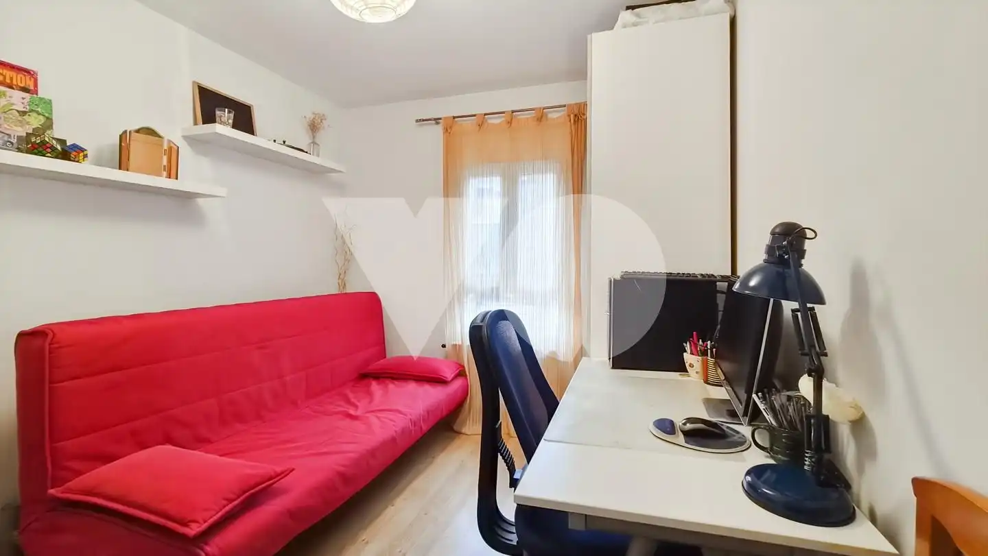 Bedroom of Flat for rent in Madrid  with Air Conditioner and Parquet flooring