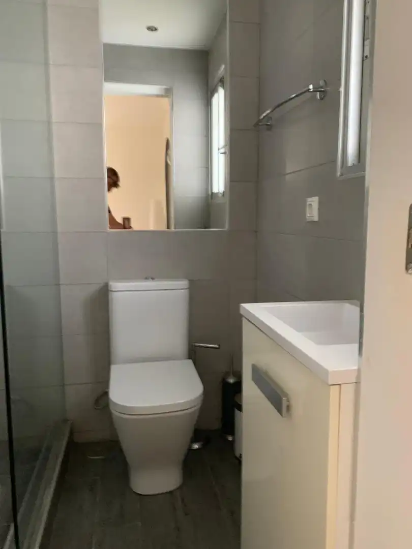 Bany de Apartament en venda en Mijas amb Aire condicionat, Terrassa i Moblat
