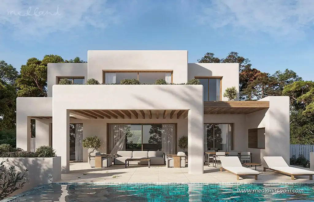Terraza de Casa o chalet en venta en Benissa con Aire acondicionado, Calefacción y Jardín privado