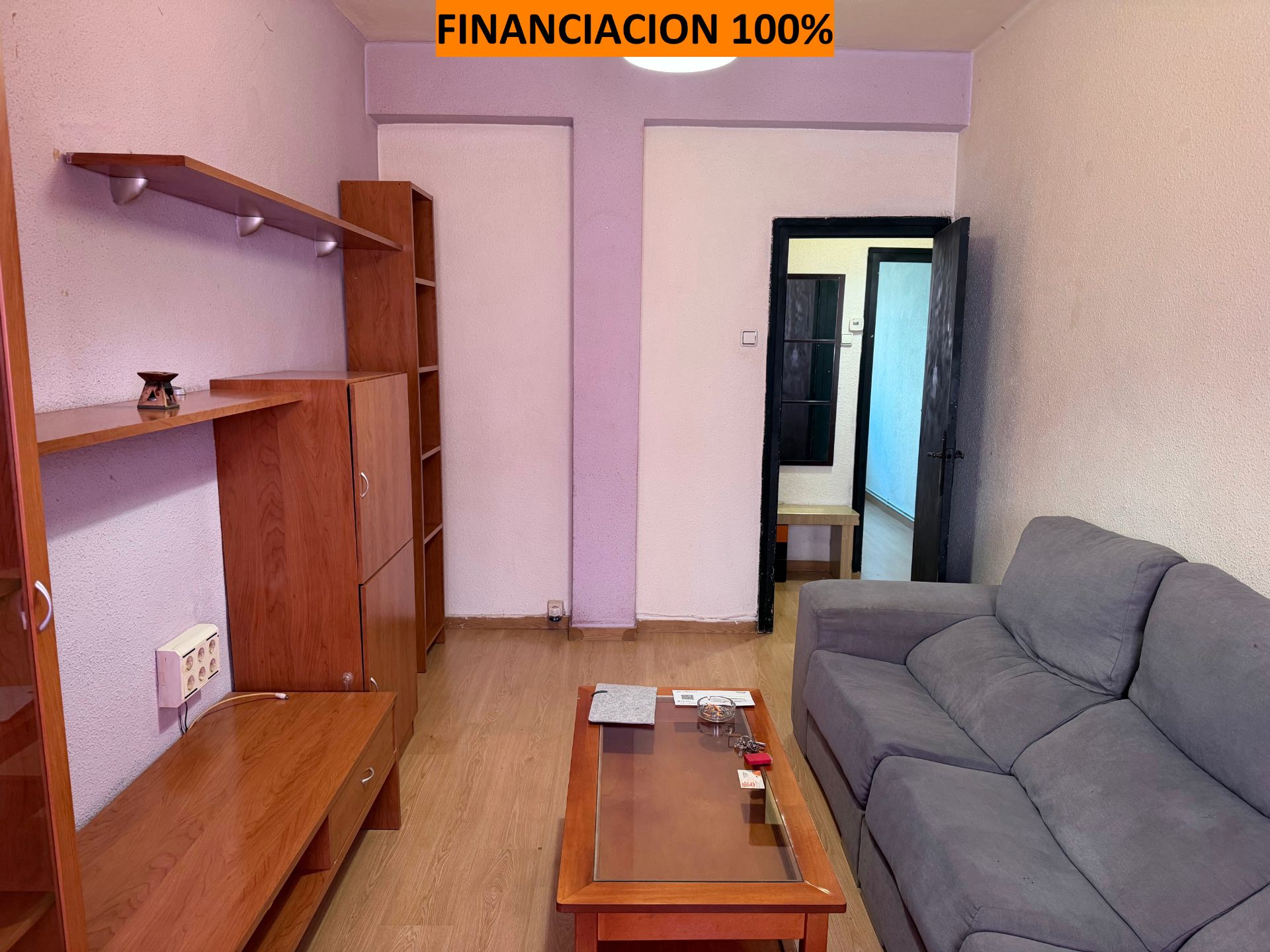 Living room of Flat for sale in  Zaragoza Capital  with Air Conditioner and Heating