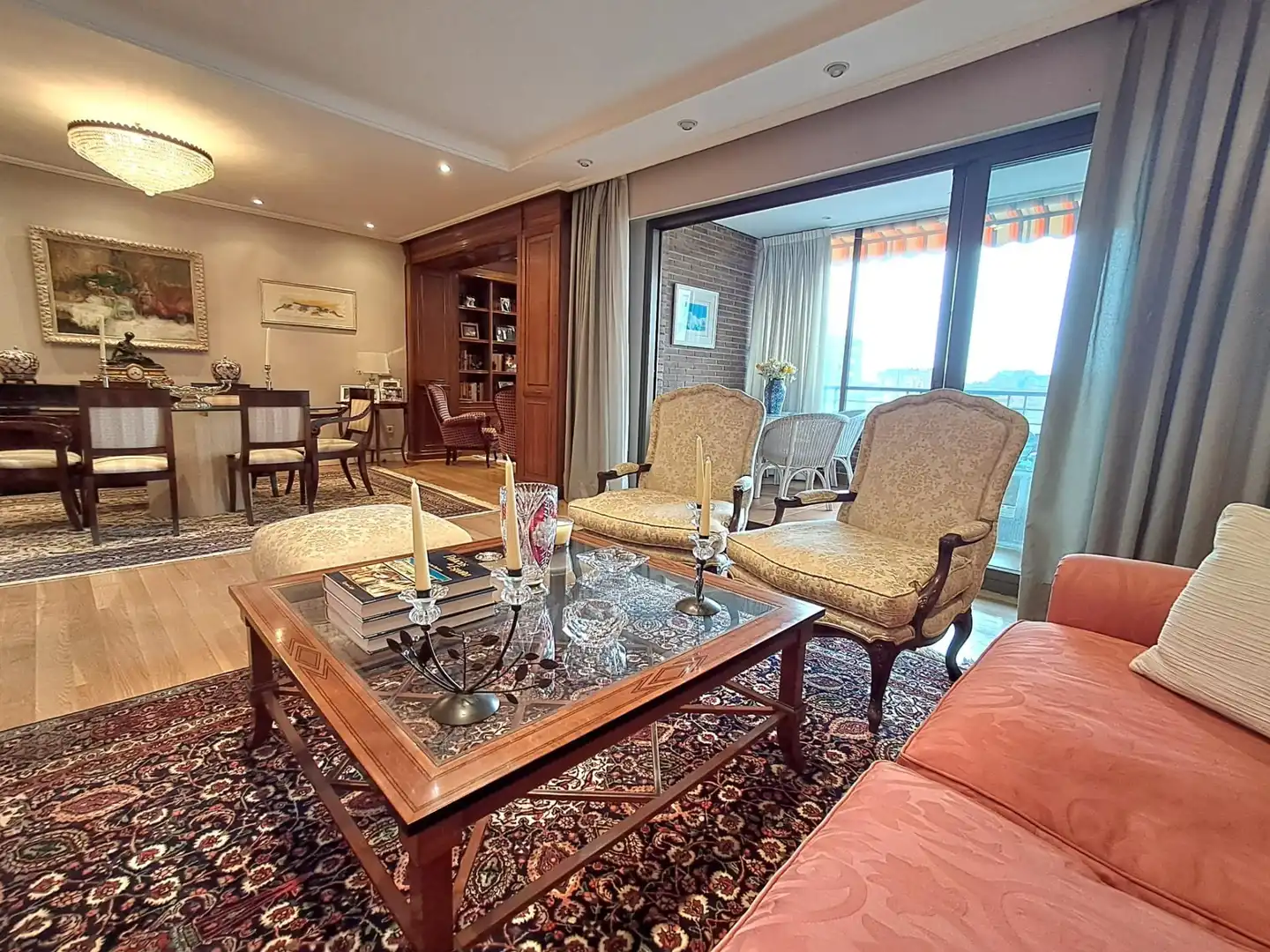 Living room of Flat for sale in Madrid  with Air Conditioner, Heating and Private garden