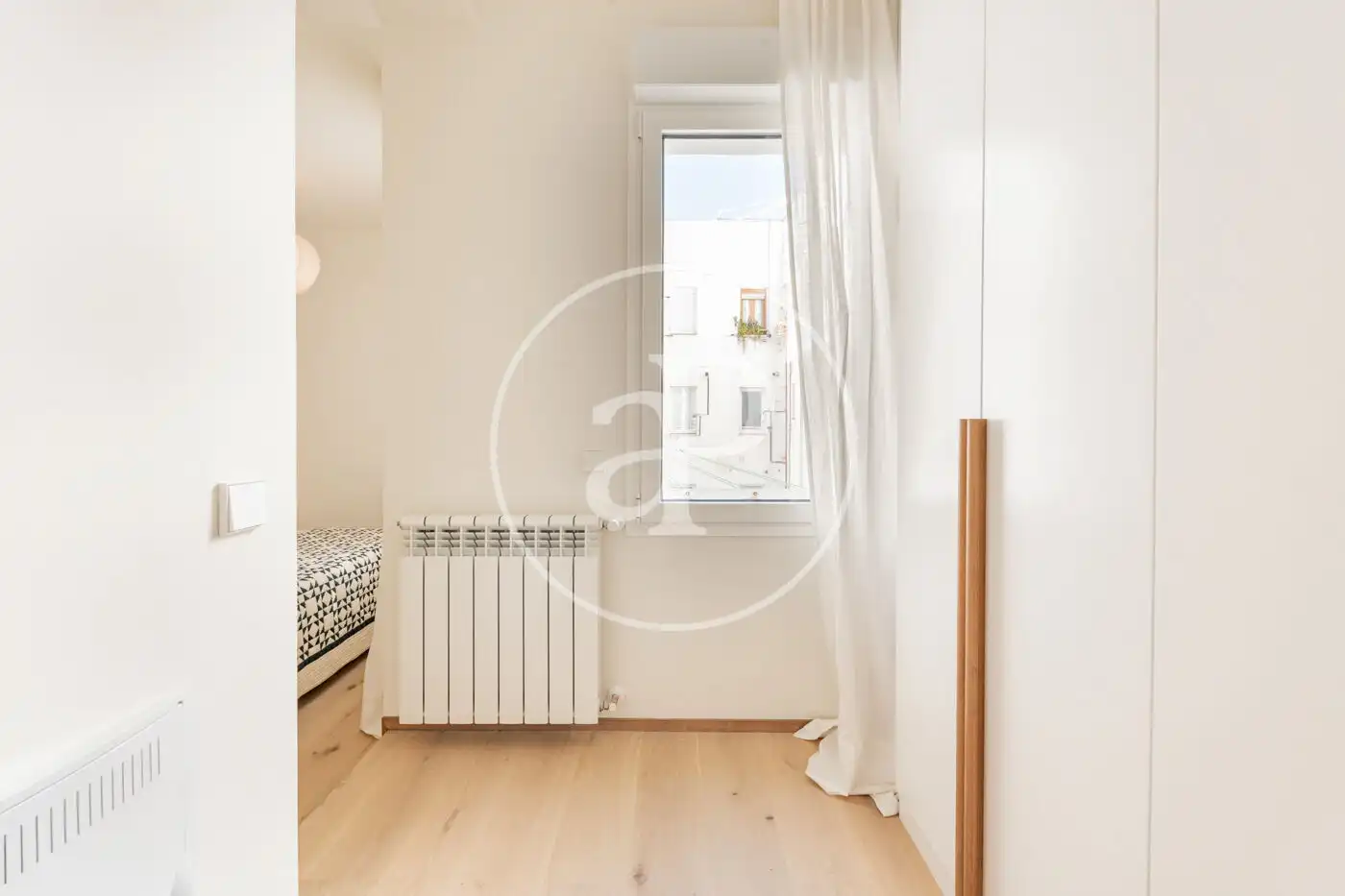 Bedroom of Flat for sale in Madrid  with Air Conditioner and Heating