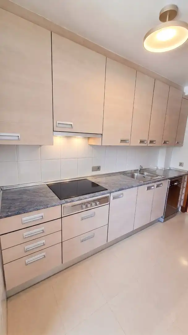 Cuina de Pis de lloguer en  Palma de Mallorca amb Aire condicionat, Parquet i Terrassa