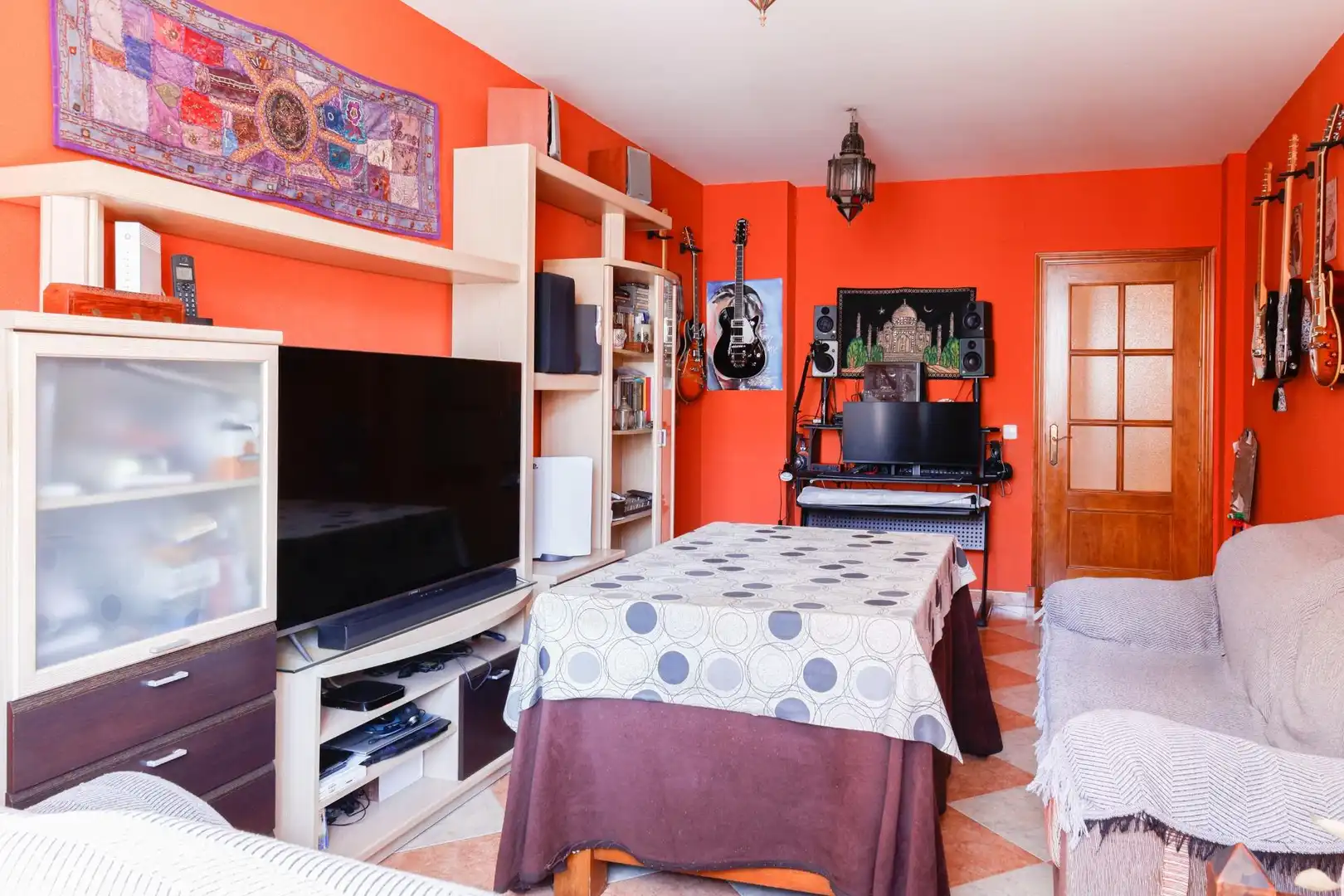 Sala d'estar de Pis en venda en Chiclana de la Frontera amb Aire condicionat i Terrassa