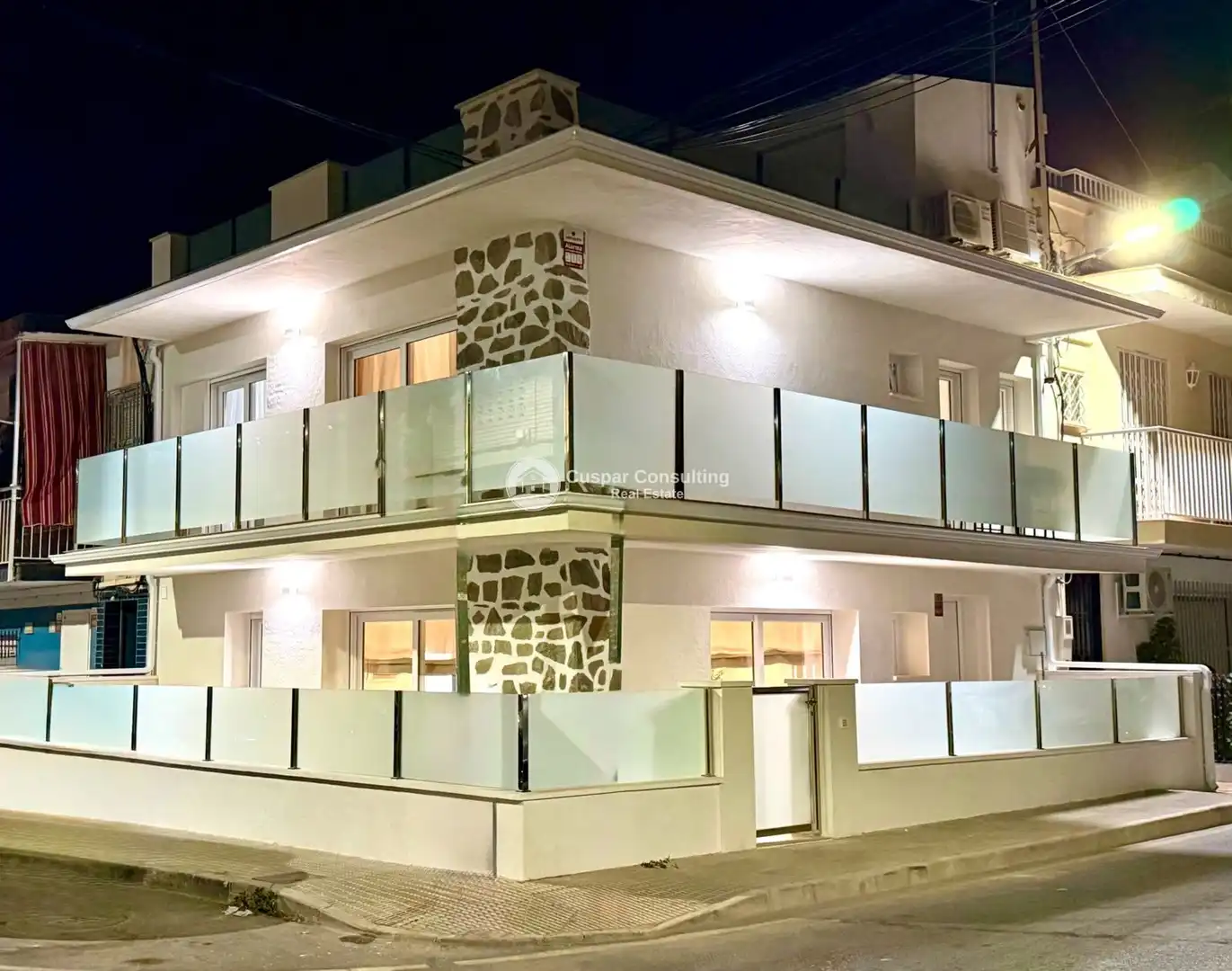 Vista exterior de Casa adosada en venda en Cartagena amb Aire condicionat, Calefacció i Terrassa