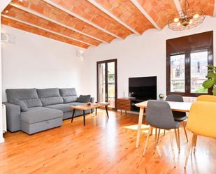 Sala d'estar de Àtic de lloguer en  Barcelona Capital amb Aire condicionat, Calefacció i Terrassa