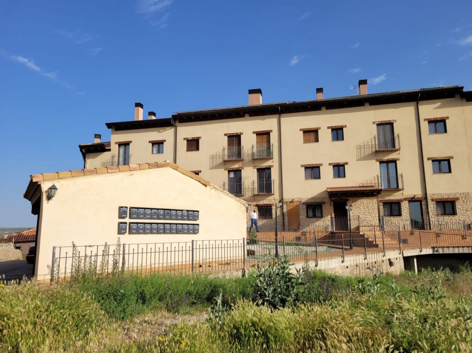 Exterior view of Attic for sale in Aguilar del Alfambra  with Heating, Parquet flooring and Storage room