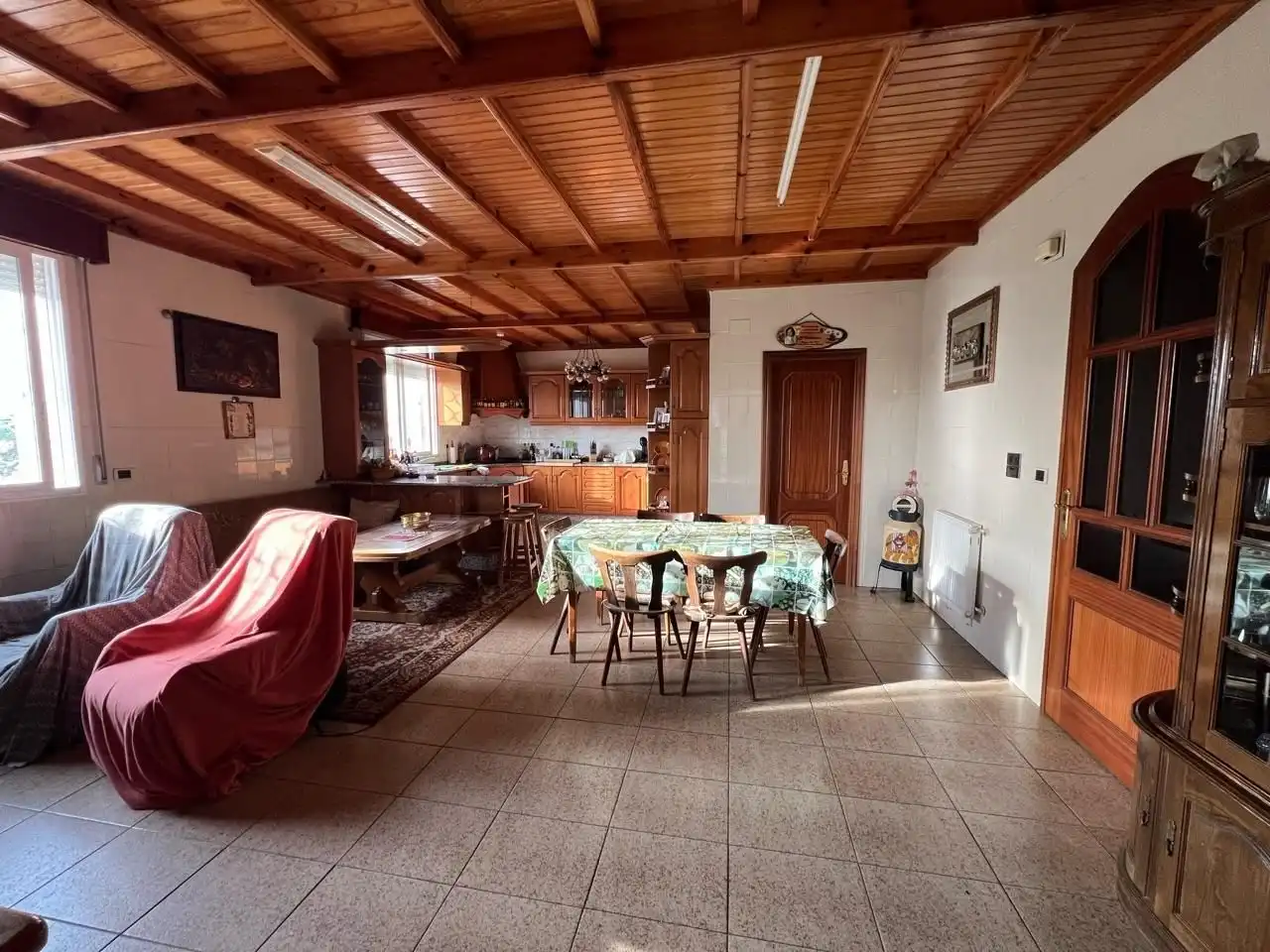 Kitchen of Houses for sale in Ourense Capital   with Heating, Terrace and Swimming Pool