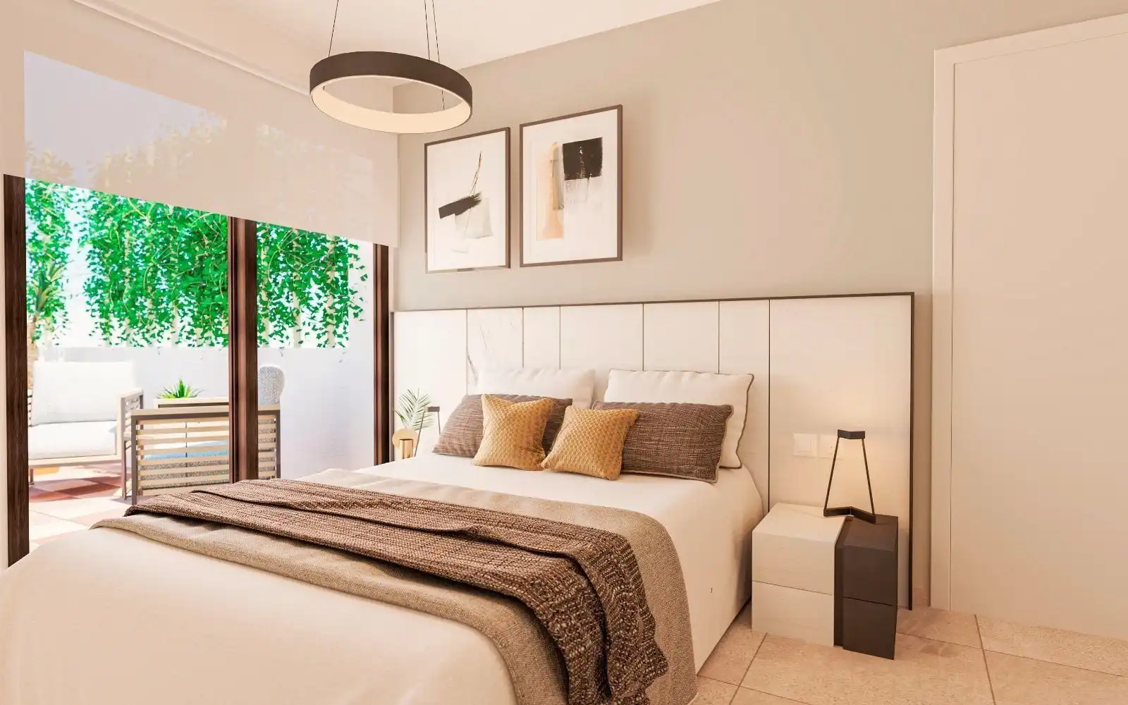 Schlafzimmer von Wohnung zum Verkauf in Pulpí mit Klimaanlage, Terrasse und Abstellraum