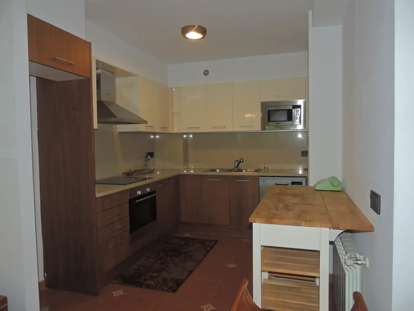 Cuina de Pis de lloguer en La Massana amb Parquet, Terrassa i Moblat