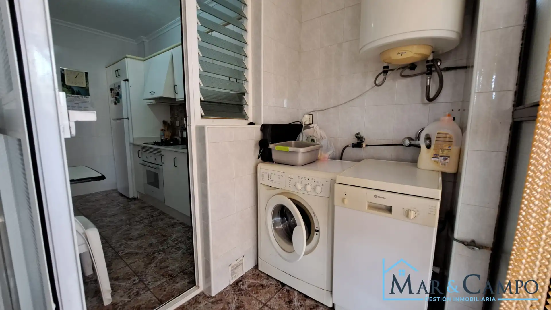 Cocina de Casa adosada en venta en Los Alcázares con Aire acondicionado, Jardín privado y Amueblado