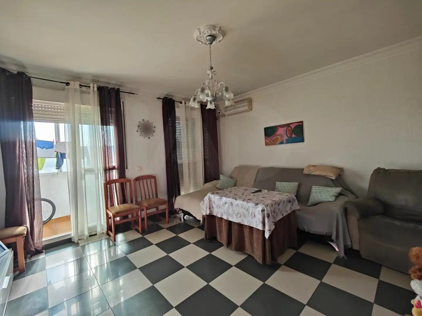 Living room of Flat for sale in Lepe  with Air Conditioner and Terrace
