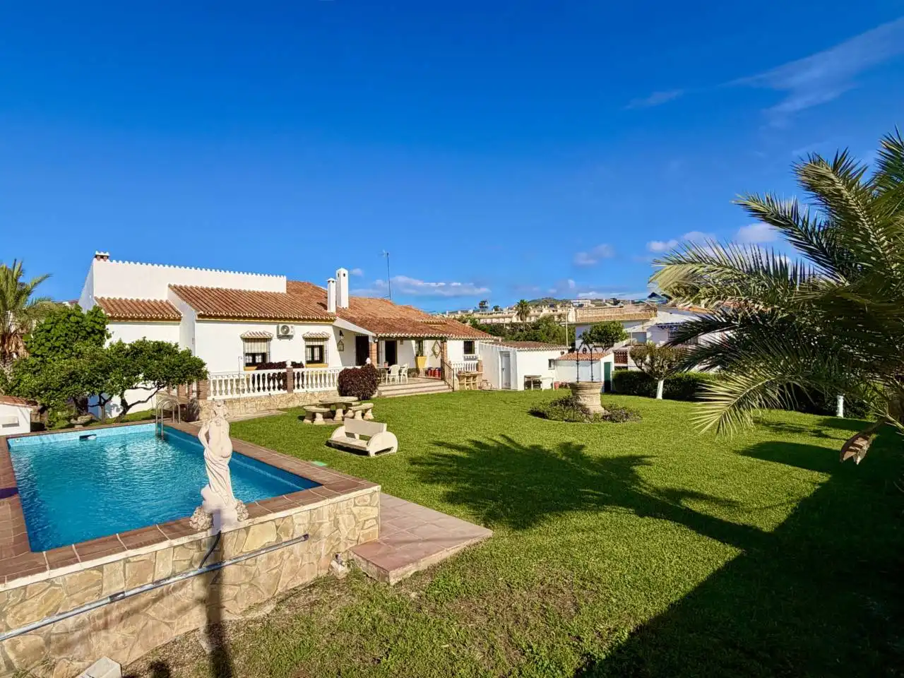 Exterior view of Houses for sale in Rincón de la Victoria  with Private garden, Terrace and Swimming Pool
