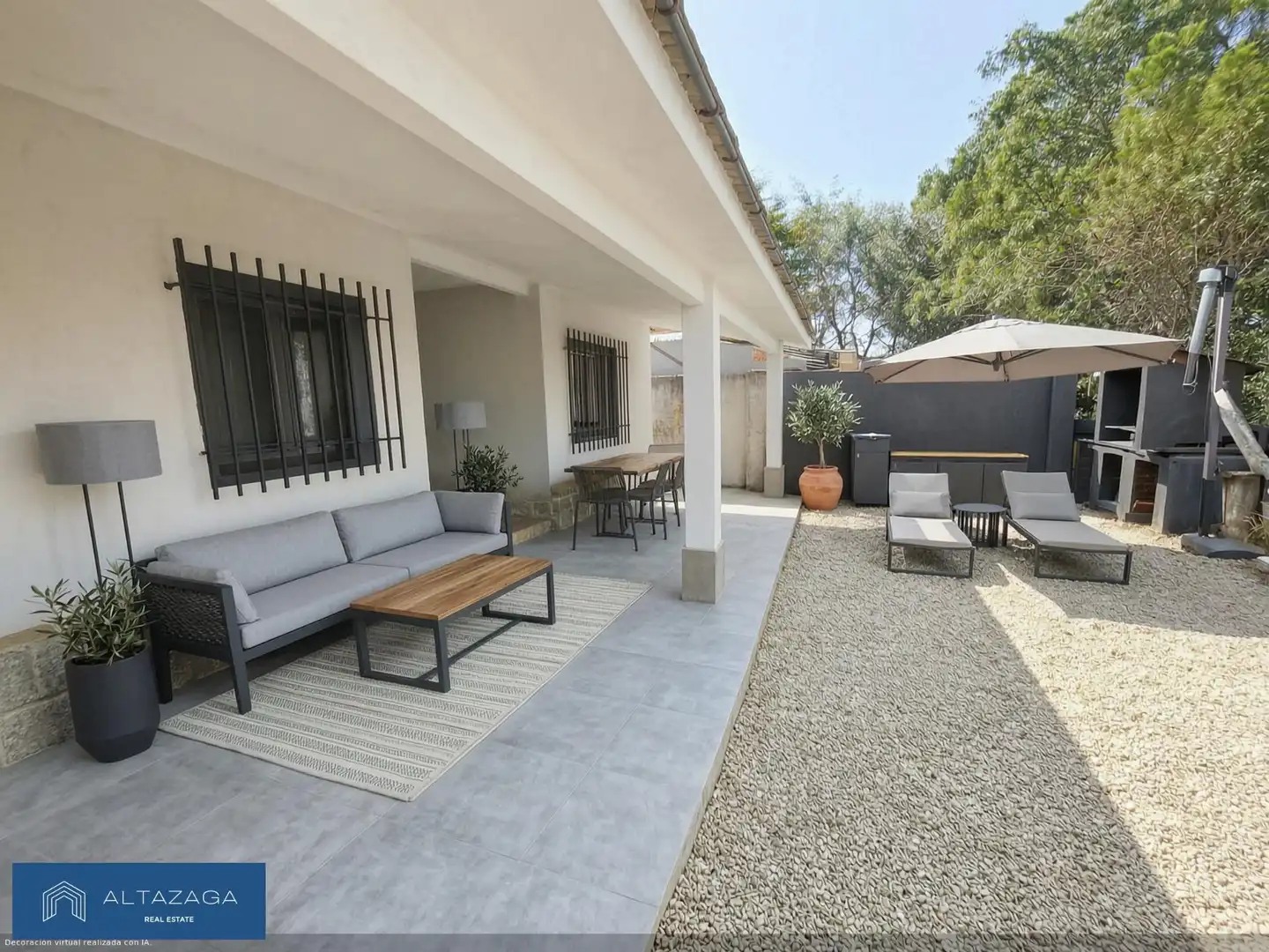 Terrasse von Haus oder Chalet zum Verkauf in Talamanca de Jarama mit Heizung und Privatgarten