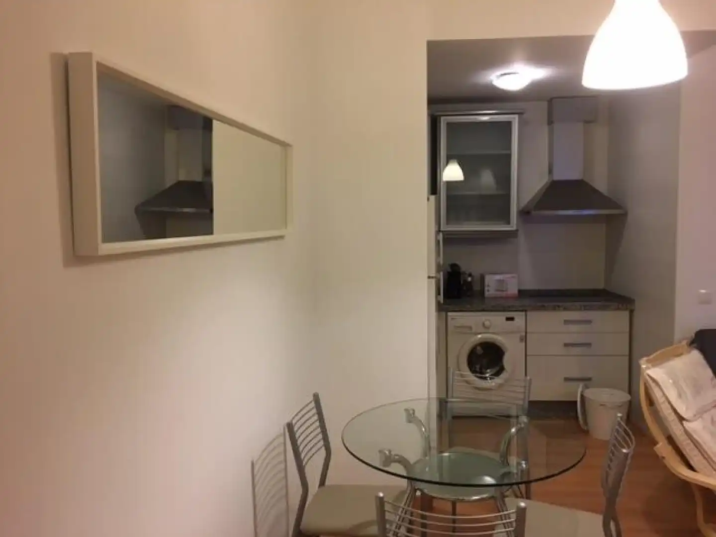 Cocina de Apartamento de alquiler en Málaga con Aire acondicionado, Amueblado y Horno