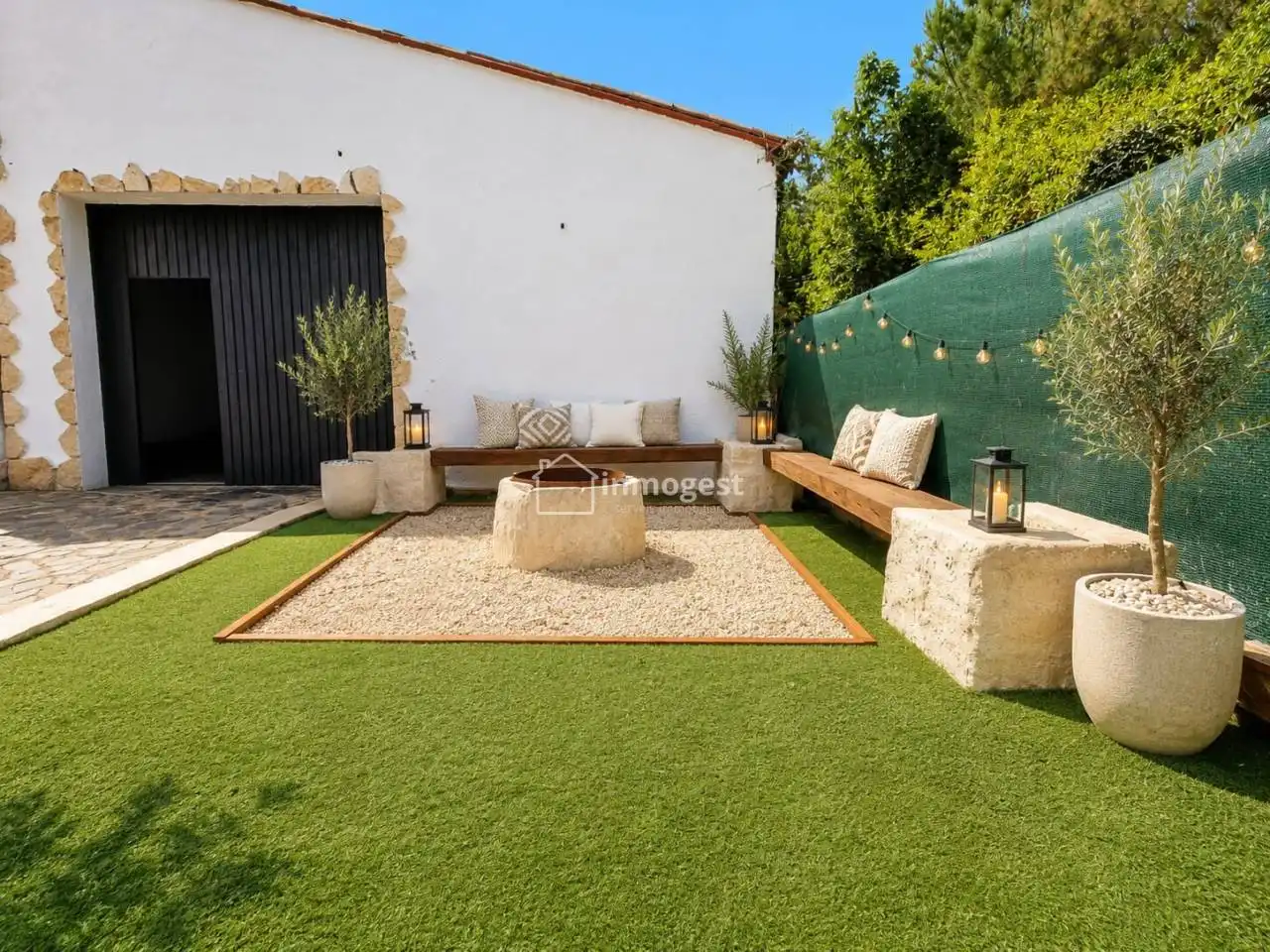 Terraza de Casa o chalet de alquiler en Sarrià de Ter con Aire acondicionado, Calefacción y Jardín privado