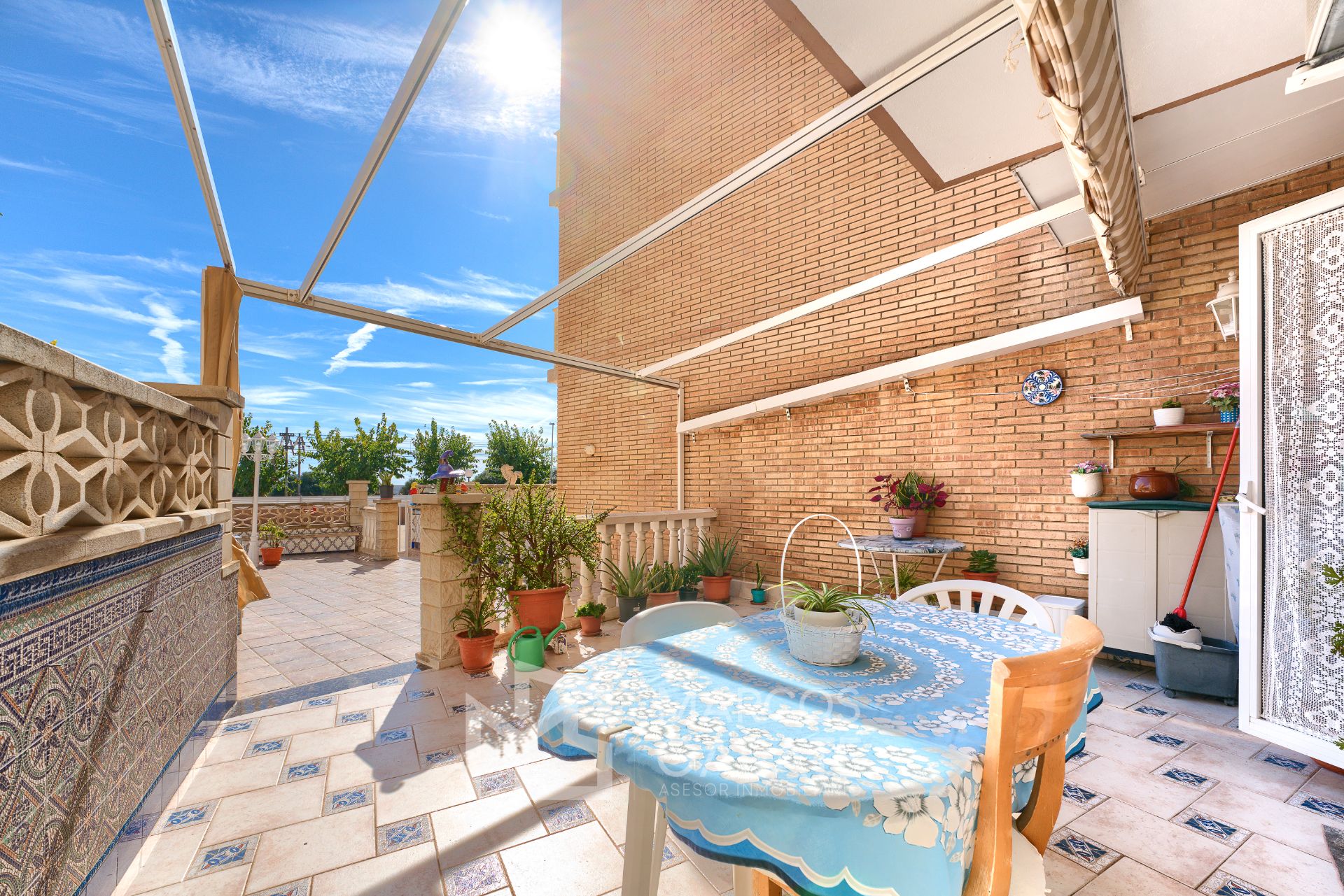 Terrace of Flat for sale in Cunit  with Air Conditioner, Heating and Private garden